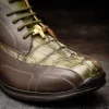 Discount Mauri M799 Hornback / Nappa Sneakers Sport Rust & Money Green SportRust&MoneyGreen