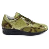 Discount Mauri M788 Patent Python Print Sneakers (Special Order) Green