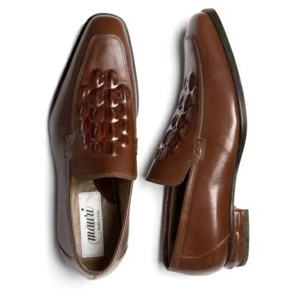 Best Mauri "Cool" 1172 Hornback Shoes Black (Special Order) Cognac