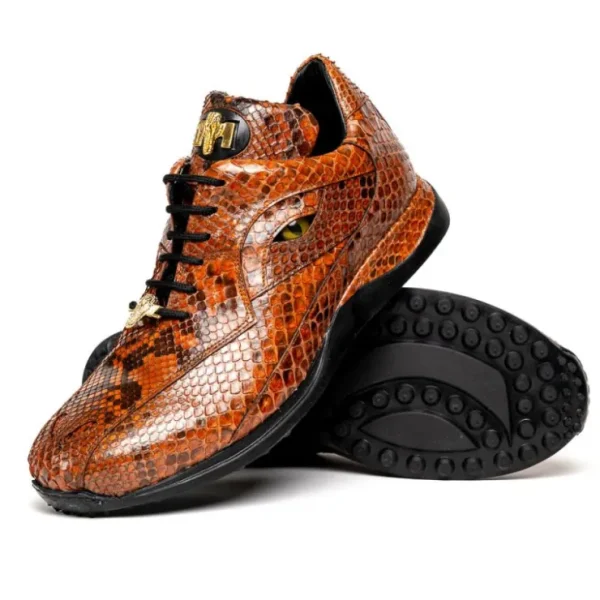 New Mauri Snake Eyes 8596 Python Sneakers Black / Gold