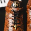 New Mauri Snake Eyes 8596 Python Sneakers Black / Gold