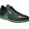 Store Mauri Varieta 8652 Nappa & Baby Crocodile Sneakers (Special Order) Black/Green