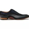 New Mezlan Affari Medallion Toe Oxford Navy / Blue (21142)