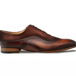 Outlet Mezlan Affari Medallion Toe Oxford Cognac / Sport Rust (21142)