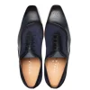 New Mezlan Affari Medallion Toe Oxford Navy / Blue (21142)