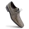 Store Mezlan Anderson Crocodile Derby Shoes (13584-F) Gray