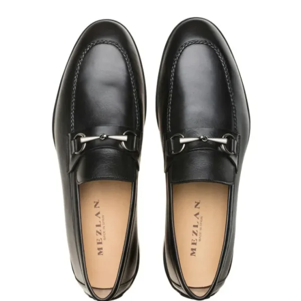 Fashion Mezlan Apron Ornament Loafers (R20268) Black