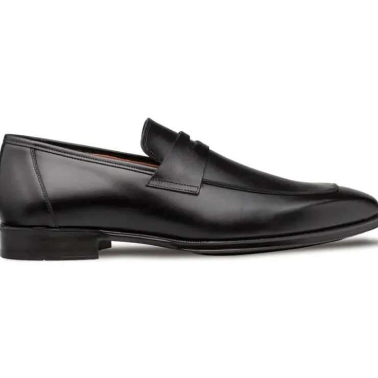 Online Mezlan Avenue Rubber Sole Penny Loafers (20910) Black