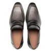 Clearance Mezlan Avenue Rubber Sole Penny Loafers Dark Grey (20910) DarkGrey