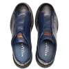 Best Sale Mezlan Calcio Deer Slip On Sneaker Blue
