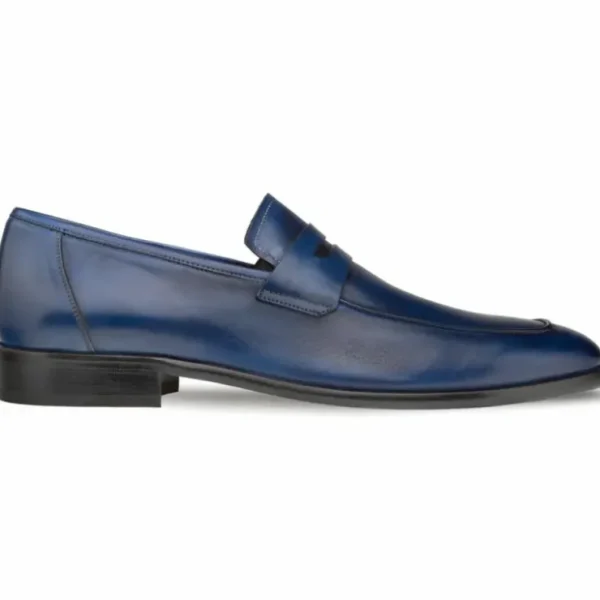 mezlan_calfskin_penny_loa_0-2.webp Clearance Mezlan Calfskin Penny Loafers (E20243) Navy