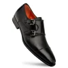 Sale Mezlan Cantera Double Monk Strap (21189) Black