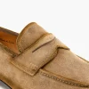 Cheap Mezlan Caro Suede Penny Loafer (21312) Taupe