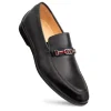 Discount Mezlan Contour Rubber Bit Loafer (R20722) Black