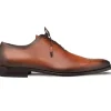 Fashion Mezlan Cupula Patina Whole-Cut Oxfords (20933) Tan
