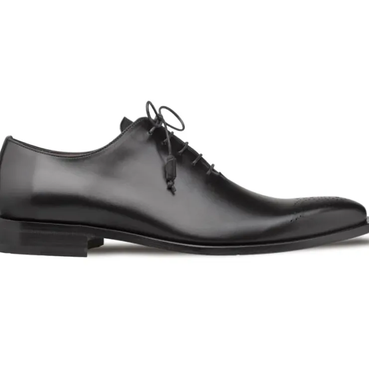 Online Mezlan Cupula Patina Whole-Cut Oxfords (20933) Black