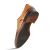 New Mezlan Fratello Deerskin Split-toe Lace-up Derby (20937) Cognac