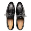 Cheap Mezlan Fratello Deerskin Split-toe Lace-up Derby (20937) Black