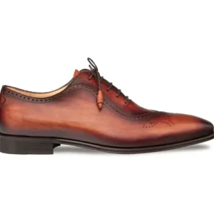 Fashion Mezlan Gasset Wing Tip Oxford Cognac Rust (21341) CognacRust