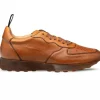 Hot Mezlan Gerardo Deerskin Sneaker (21135) Cognac