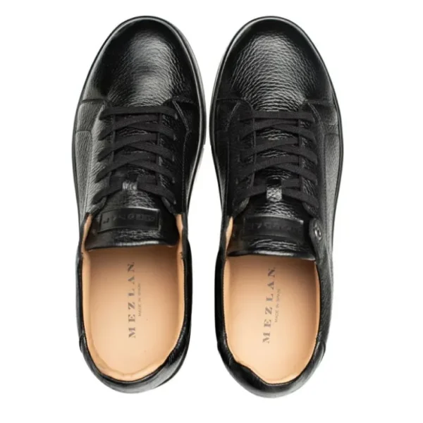 Fashion Mezlan Grazia Deerskin Street Sneaker (21305) Black