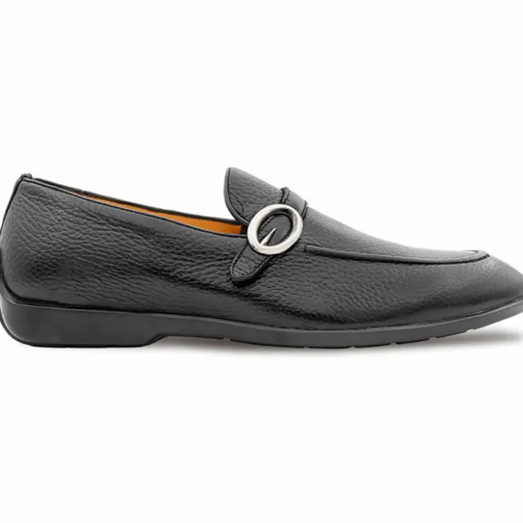 Online Mezlan Hybrid Deer Ornament Loafer Black