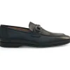 Online Mezlan Leather Horsebit Loafer (21440) Black