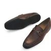 New Mezlan Leather Horsebit Loafer (21440) Cognac