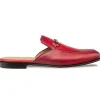 Hot Mezlan Leather Ornament Mule (S21224) Red