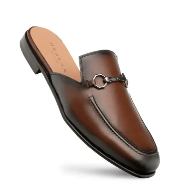 mezlan_leather_ornament_m_1.webp Sale Mezlan Leather Ornament Mule (S21224) Mocha