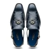 Shop Mezlan Lizard Sandals (EXCLUSIVE) (SX4920L) Navy