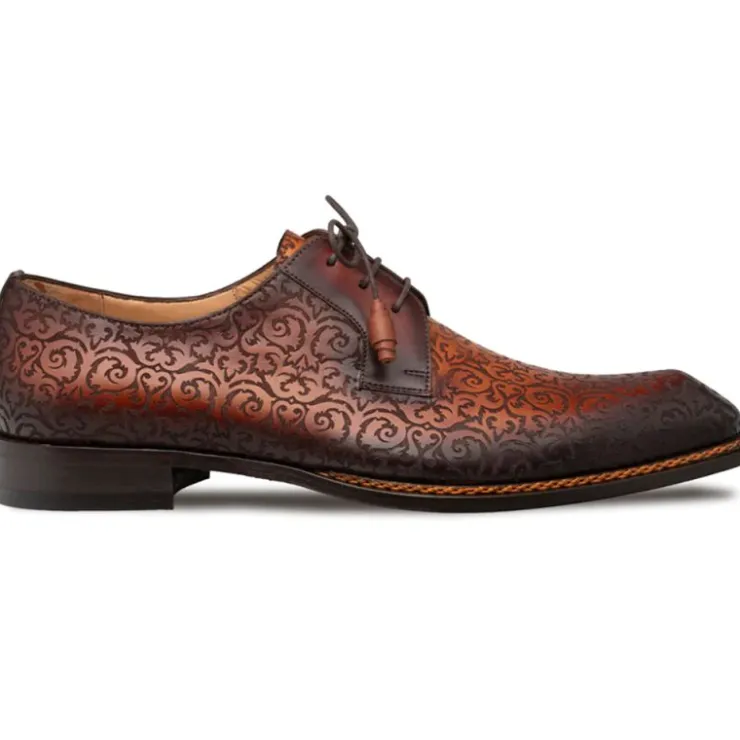 Discount Mezlan Lontani Lace Up Cognac / Rust (21039)