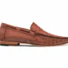 Best Sale Mezlan Ostrich Dress Moccasin (RX612) Brandy