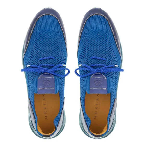 Discount Mezlan Piedra Knitted Sneaker (21027) Blue