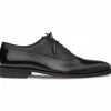 Best Sale Mezlan Postdam Deerskin Calfskin Shoes (16409) Black