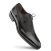 Best Sale Mezlan Postdam Deerskin Calfskin Shoes (16409) Black