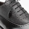 Best Sale Mezlan Postdam Deerskin Calfskin Shoes (16409) Black