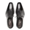 Best Sale Mezlan Postdam Deerskin Calfskin Shoes (16409) Black