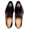 Clearance Mezlan Profumo Monk Strap (21148) Black