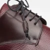 Flash Sale Mezlan Soka Calfskin & Deerskin Cap Toe Shoes (15089) Burgundy