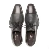 Online Mezlan Soka Calfskin & Deerskin Cap Toe Shoes (15089) Gray
