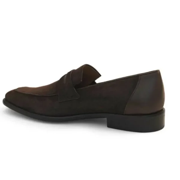 Store Mezlan Suede Penny Loafer (21470) Brown