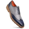 Cheap Mezlan Two-Tone Rubber Lite Oxford Navy/Grey (R20664)