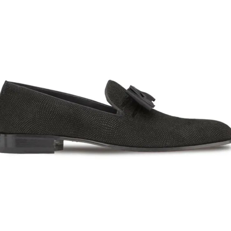 Discount Mezlan Venetian Formal Bow-Tie Loafer (S20306) Black