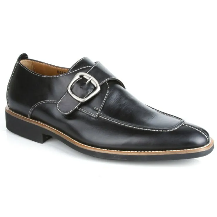 Hot Michael Toschi Berta Monk Strap Shoes Black