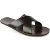 Hot Michael Toschi Croche Sandals Chocolate