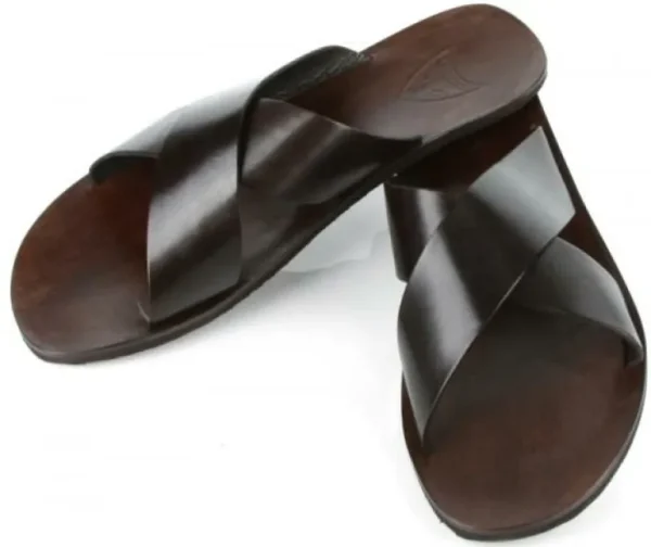 Hot Michael Toschi Croche Sandals Chocolate