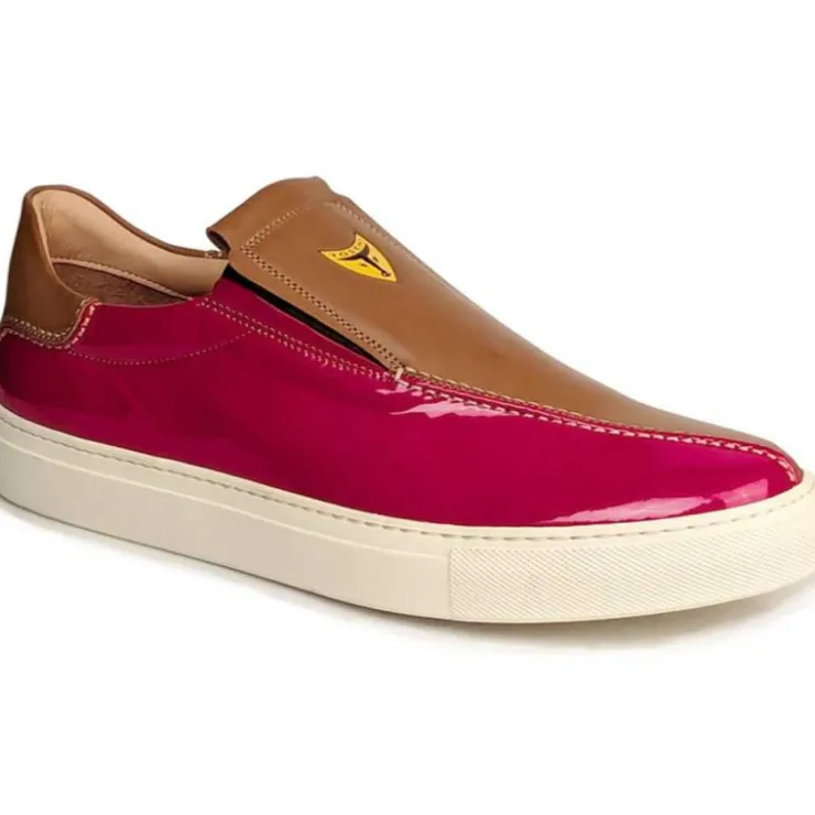 Store Michael Toschi F1 Patent Leather Sneakers Red