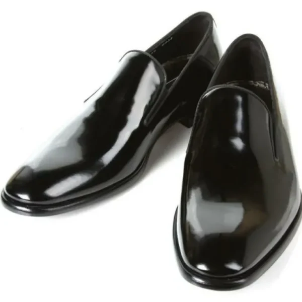 michael_toschi_formale_pa_1.webp Online Michael Toschi Formale Patent Leather Loafers Black
