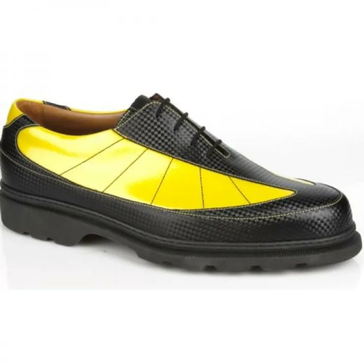 Sale Michael Toschi G6 Golf Shoes Black / Yellow Black/Yellow